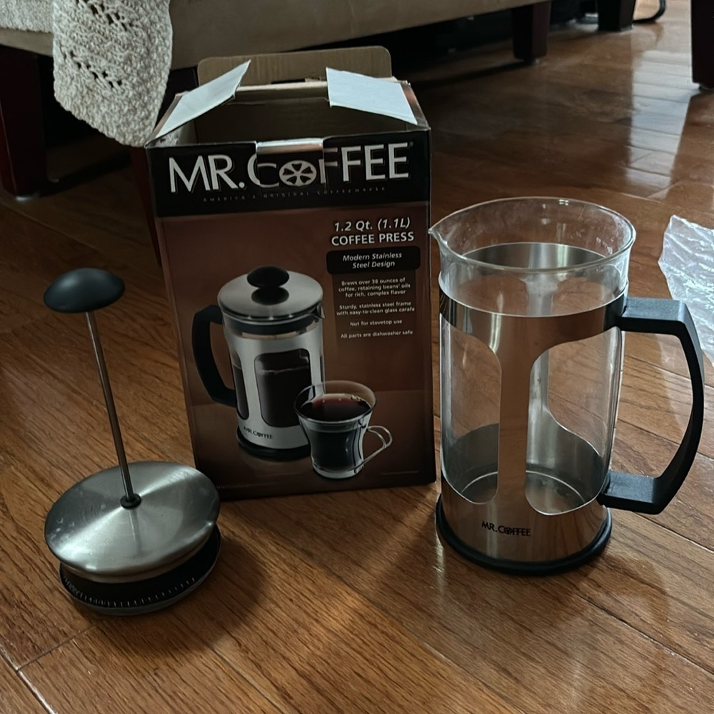 Mr. Coffee French Press open box used once
